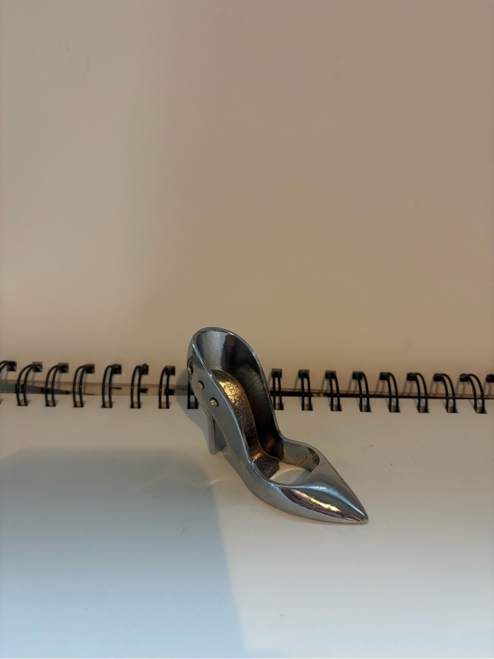 Sleek Metallic High Heel Shoe bottle opener